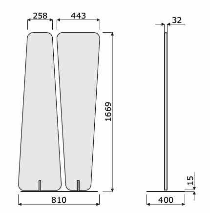 Claustra acoustique VIVA - design atypique, panneaux orientables et finitions personnalisées_5