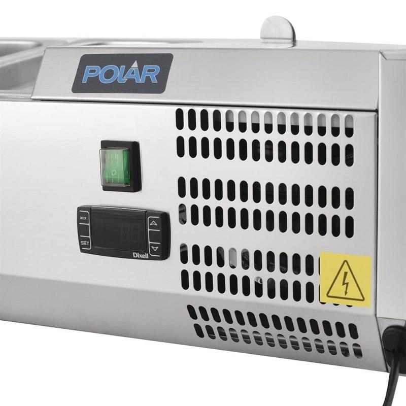 Saladette réfrigérée Polar Série G 10x GN1/4 G611 Polar_5