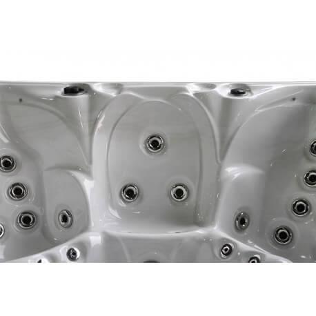 THE JOY - Spa portable - 4 places - 7 assises - 225x225x91 cm - Massage Aqua Rolling et 70 jets_5