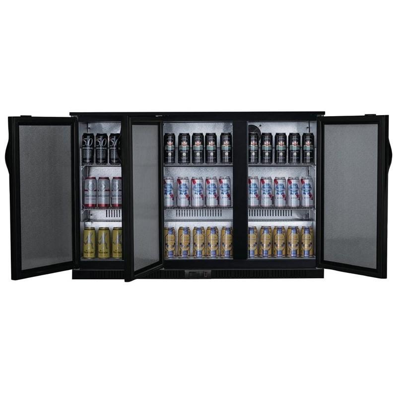 Arrière-bar trois portes pleines Série G 850mm 320L GE999 Polar_5