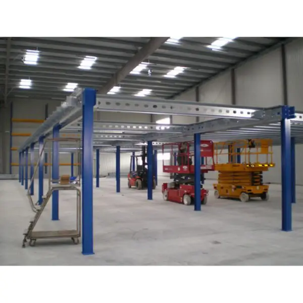 Mezzanine industrielle autoporteuse sur mesure - capacité 350 kg/m²_5