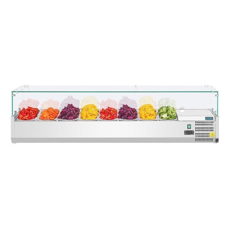 Saladette réfrigérée 8 bacs GN 1/3 Série G GD877 Polar_5
