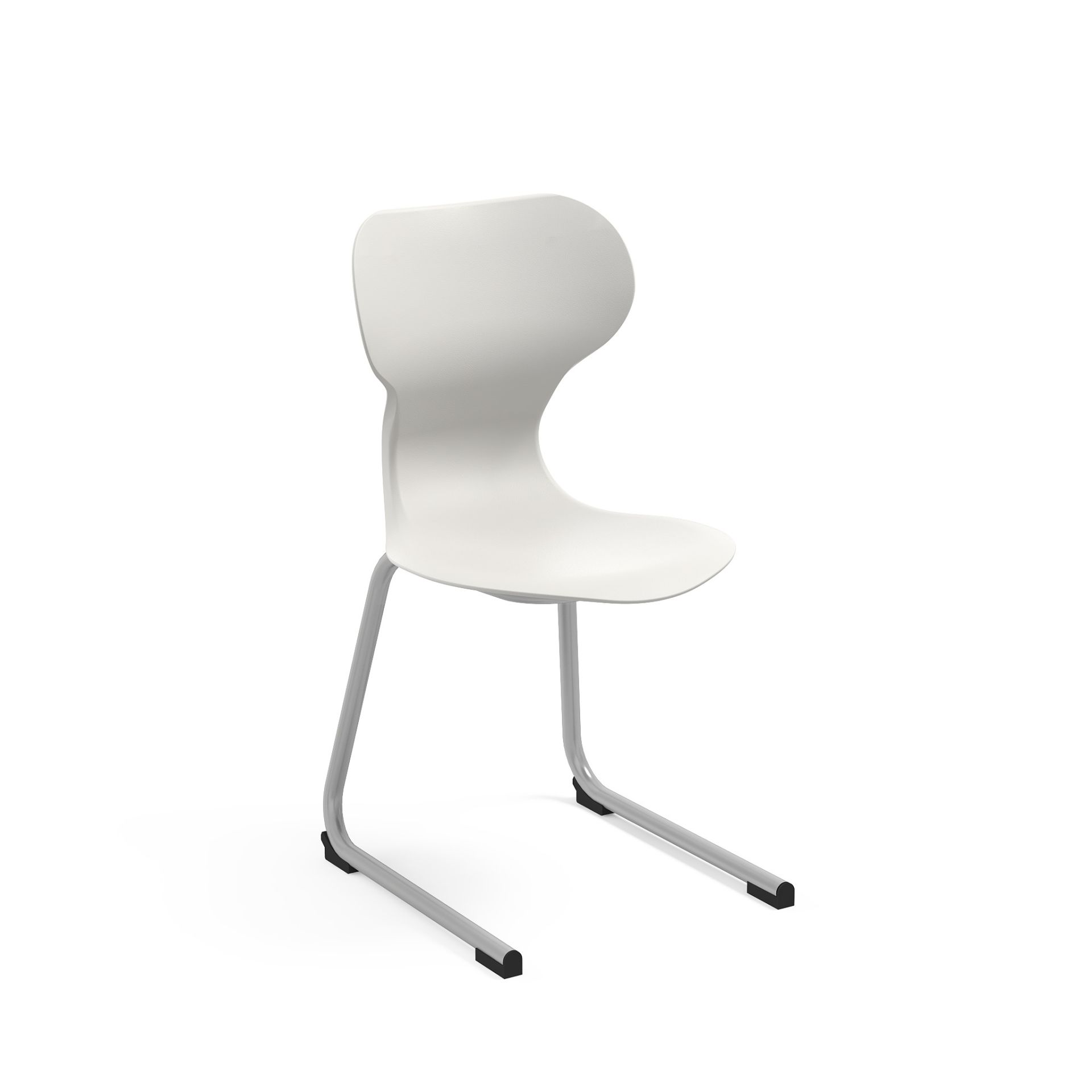 Chaise d'école Mia Cantilever - dossier incurvé, assise dynamique et structure métallique robuste_5