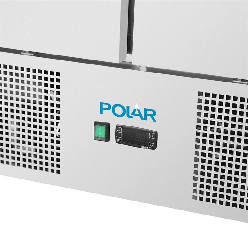 Comptoir à salade série U froid ventilé 2 portes UA089 Polar_5
