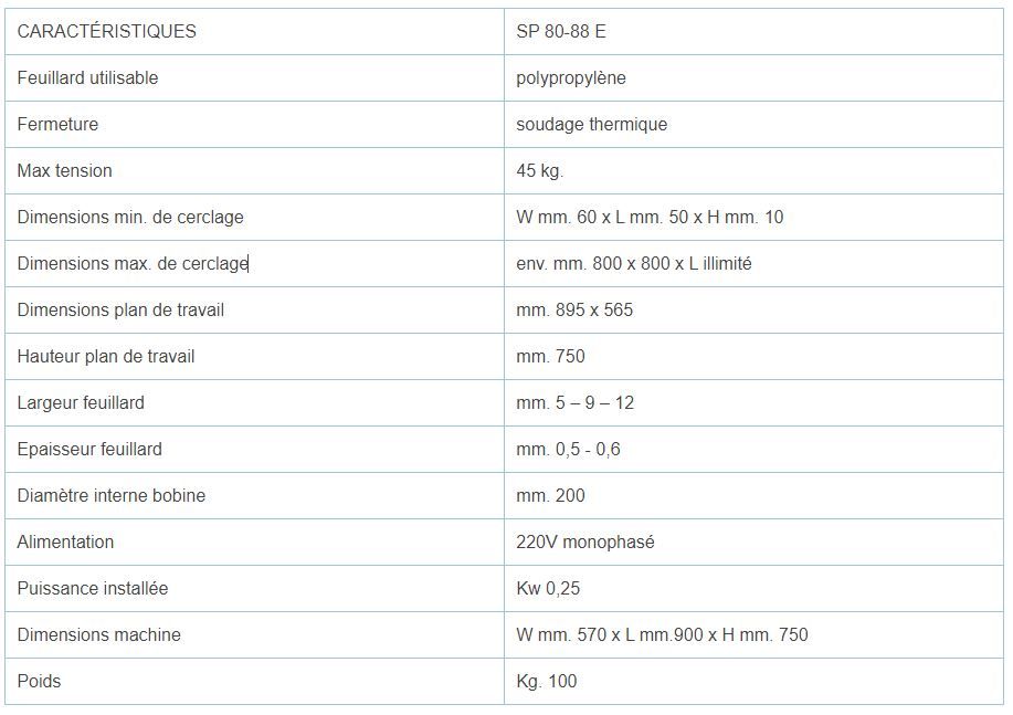 SP 80-88 E - Cercleuse semi-automatique Ferplast - 100 kg - Idéale pour attacher et sécuriser les emballages_5