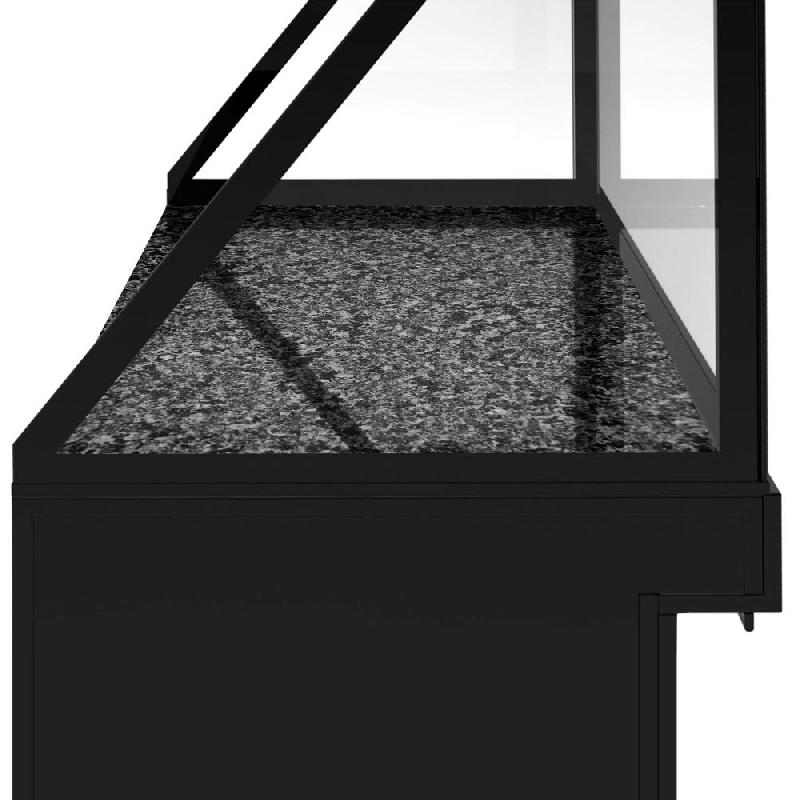 Comptoir chauffant - TORONTO - L1300 mm - Noir - Plaque granit chauffante - P800_5
