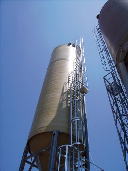 Échelle à crinoline standard ou sur mesure - aluminium brut, anodisé, acier galvanisé ou inox_5