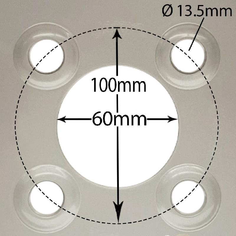18x6.50-8 Tondeuse à gazon Pneu sur jante 4Ply Wanda P332 4x100mm PCD Rim (Set of 4)_5