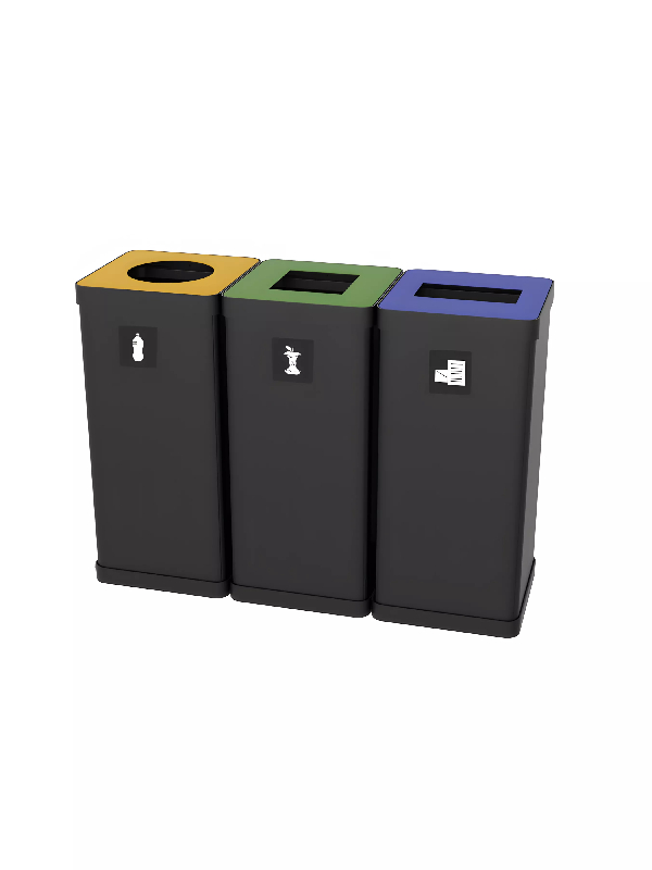 Poubelle de tri sélectif et recyclage pour papiers_5