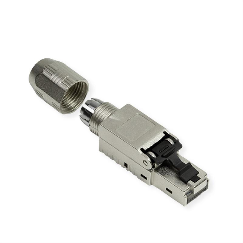 ROLINE Connecteur RJ-45 à confectionner Cat.6A (Classe EA), STP, argent_5
