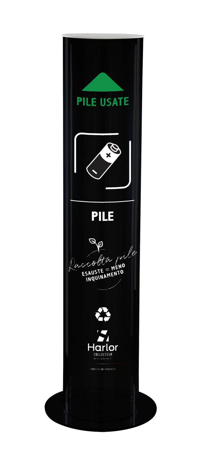 Collecteur écologique pour piles usagées