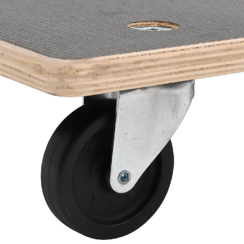 Vidaxl chariots sur roulettes 2 pcs rectangulaire 60x40x11,5 cm 154890_5