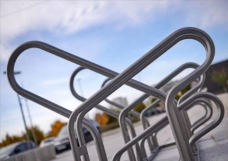 Support vélos 6 places - OPTIMUM - Hauteur 527 mm - Largeur 572 mm - Acier - Emplacements décalés_5