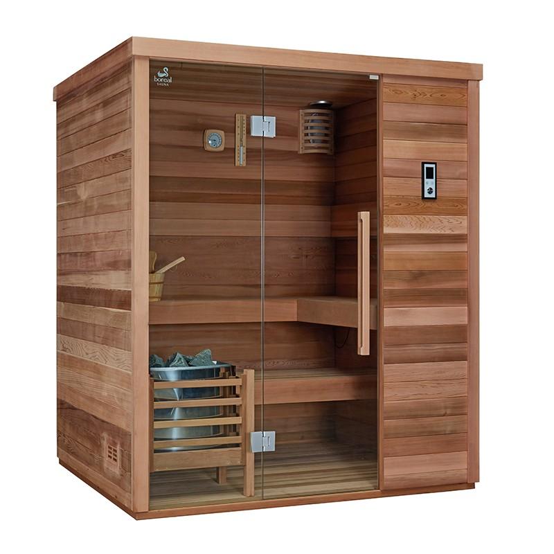 ​SAUNA BOREAL® EVASION LUXE 4 PLACES - 180 X 150 X H210_5