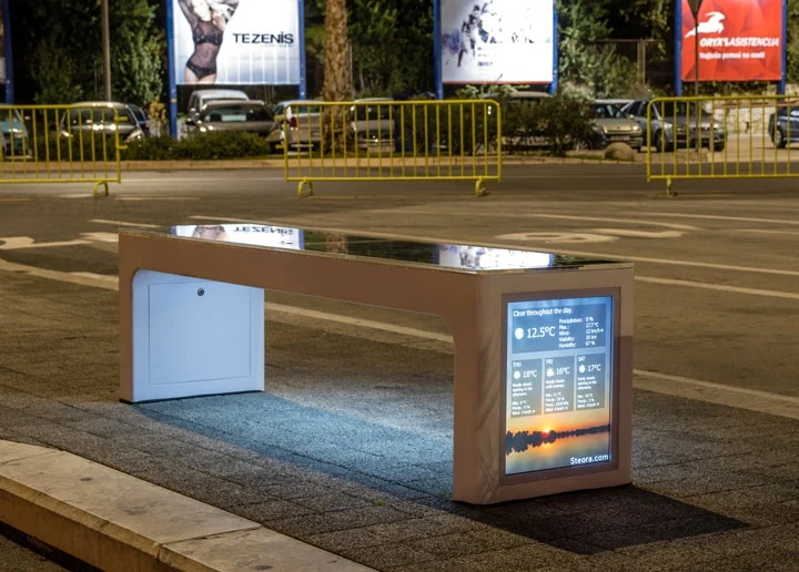 Banc Urbain Intelligent Connecté STEORA ** La gamme **_5