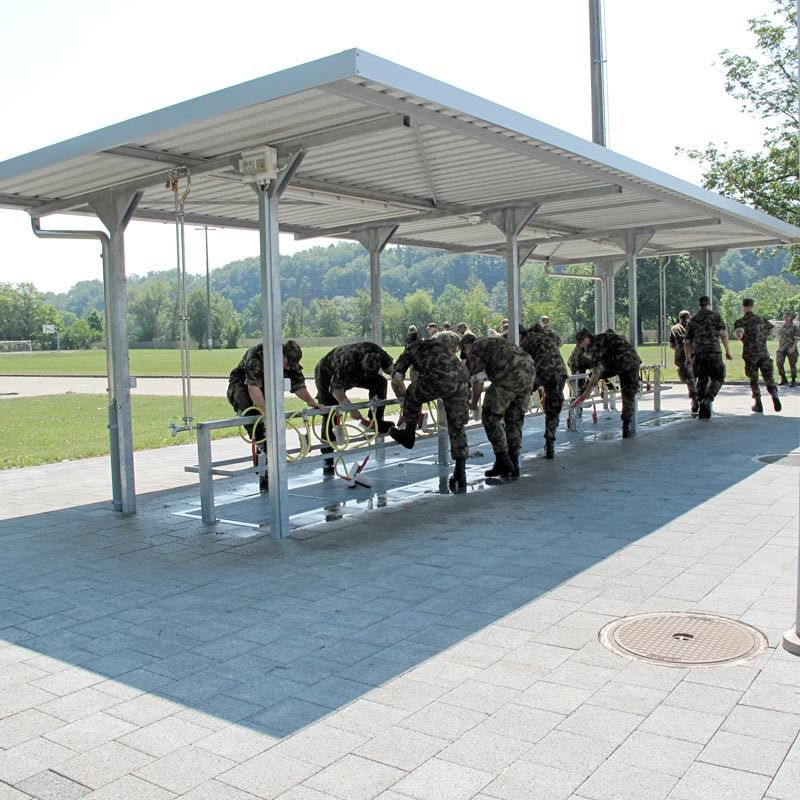 Décrottoir double face pour usage intensif en extérieur