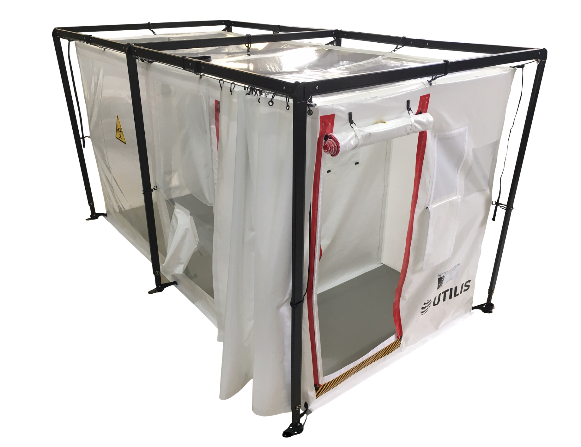 Solution adaptable pour l'isolation des patients atteints d'agents pathogènes