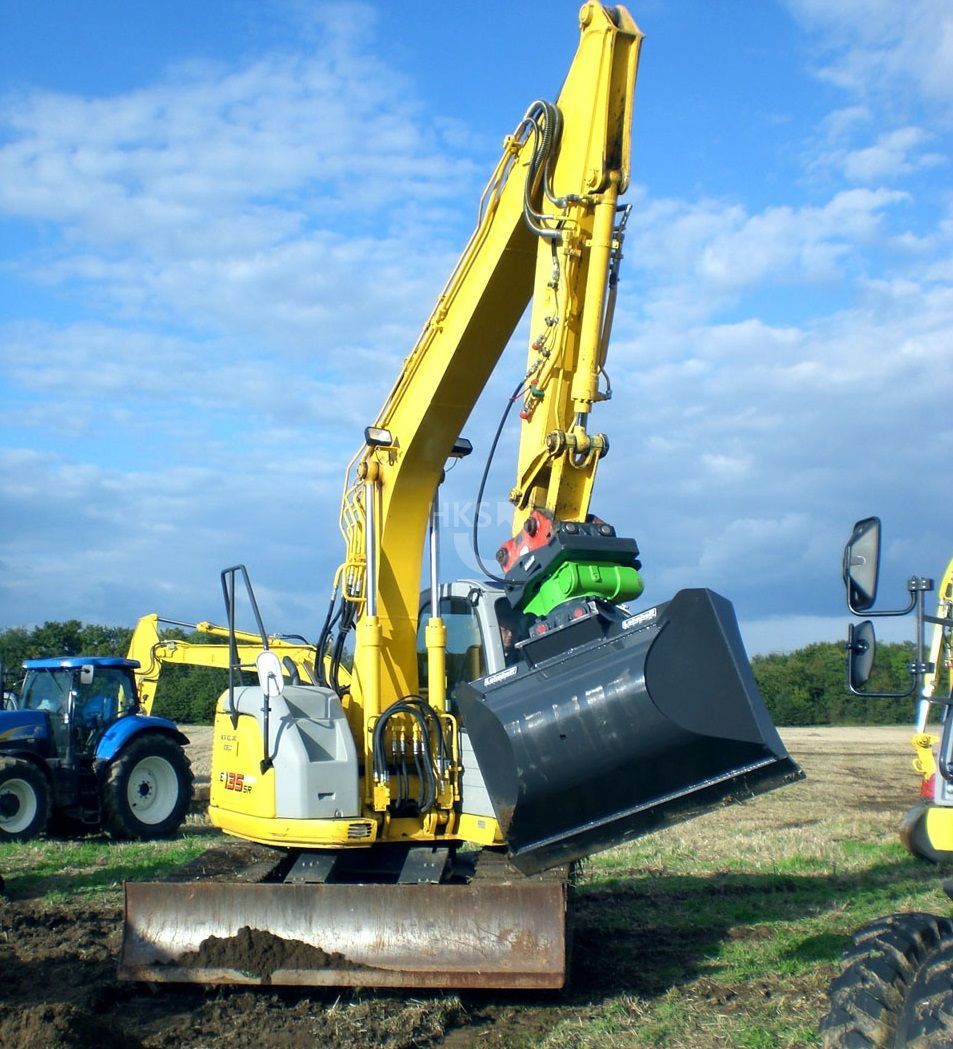 Roto-one pour pelle 12 - 19 tonnes - Rotation HKS - Adaptable à toutes attaches rapides_5