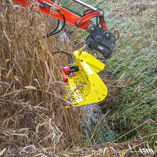 Godet avec lame de coupe interchangeable