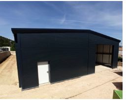 Hangar d'urgence gamme Ecorapid - 100% amovible et démontable - Cualimetal_5