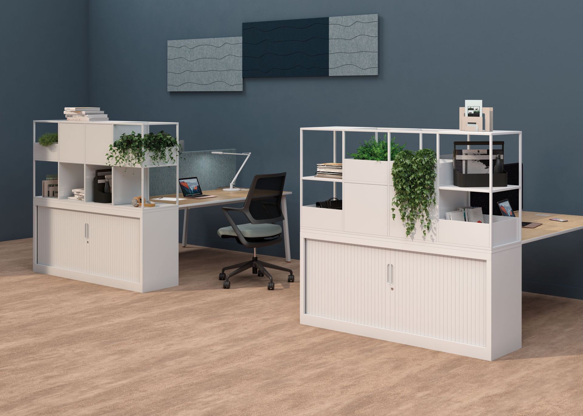Armoire  à rideaux de structure haute  ou  basse : une solution clé en main pour l'archivage des documents professionnels_5