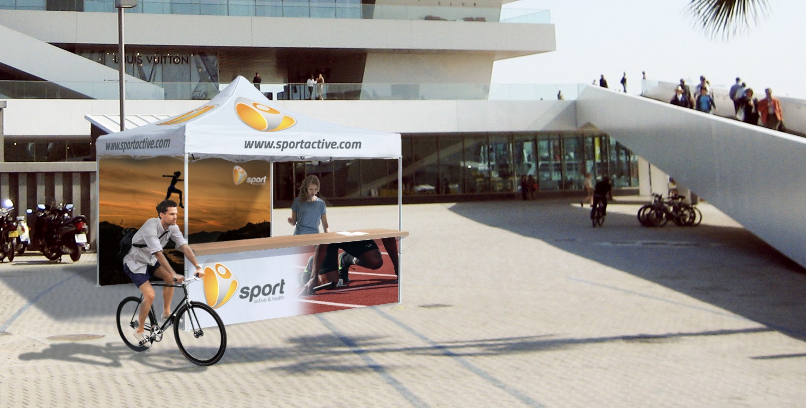 Barnum 3x3 personnalisé - Léger, robuste et modulaire avec structure en aluminium et toit personnalisable_5