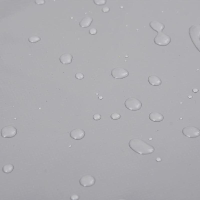 Vidaxl bâche gris 5x5 m 650 g/m² 156127_5