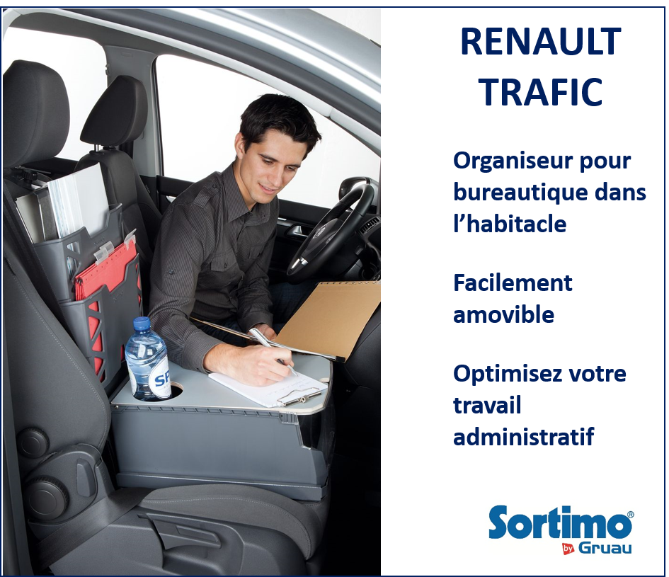 Aménagement utilitaire Renault Trafic avec Sortimo