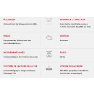 Sigma pro machine pour clés à panneton et à pompe - keyline s.P.A. - poids 45 kg_5