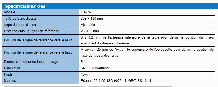 Testeur de ruissellement de non-tissés - Gester GT-CN03 - poids : 10 kg_5