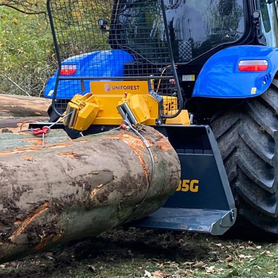 Treuil forestier professionnel 2x85G Uniforest - double tambour - 8.5T - pour tracteur à partir de 100Cv_5