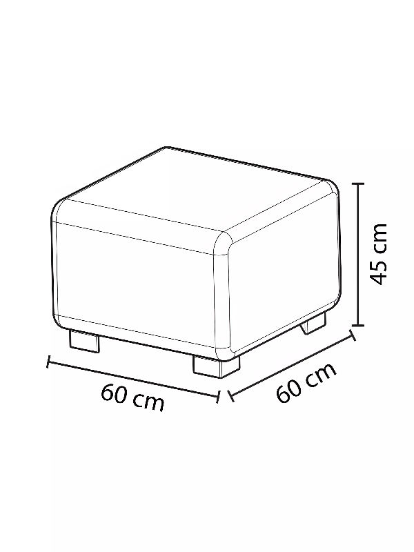 Pouf 1 place gris anthracite_5
