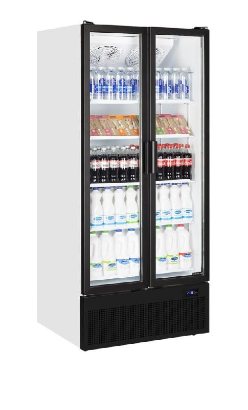 Vitrine réfrigérée FS - 2 ou 3 portes - Cadre aluminium noir - Froid ventilé - Référence FS890H_5