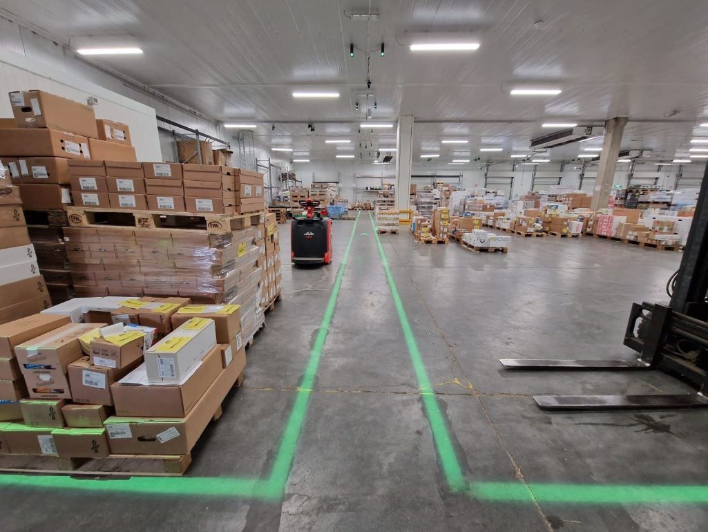 Projecteur LED de ligne virtuelle - Marquage au sol sans usure - Rouge, Vert, Bleu, Jaune_5