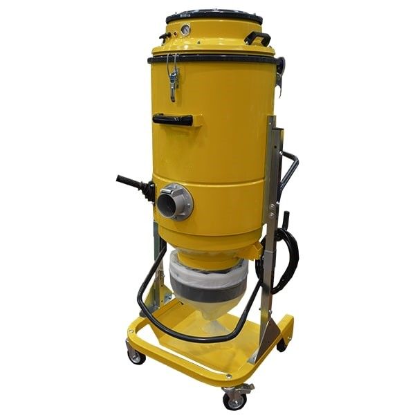 Aspirateur industriel monophasé ASM-450-ANT - 3.45 kW - Antistatique - Bac 60L - Filtre classe M_5