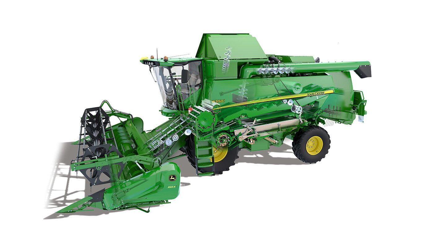Machine agricole John Deere W660 pour cultures exigeantes