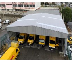 Bâtiment métallique préfabriqué NAVERAPID® - Compatible ponts roulants - 24m de large - Cualimetal_5