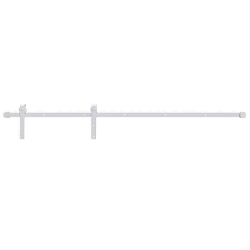 Vidaxl porte coulissante et kit de quincaillerie 100x210 cm pin massif 3203037_5