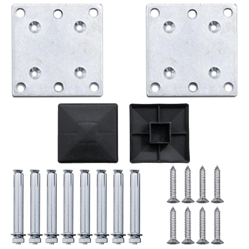 Vidaxl panneau de clôture wpc 180x105 cm noir 148975_5