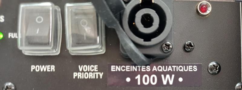 Sonorisation aquatique TM 400 AQUA - 400 Watts - Étanche IP54 - Utilisation piscine et plage_5