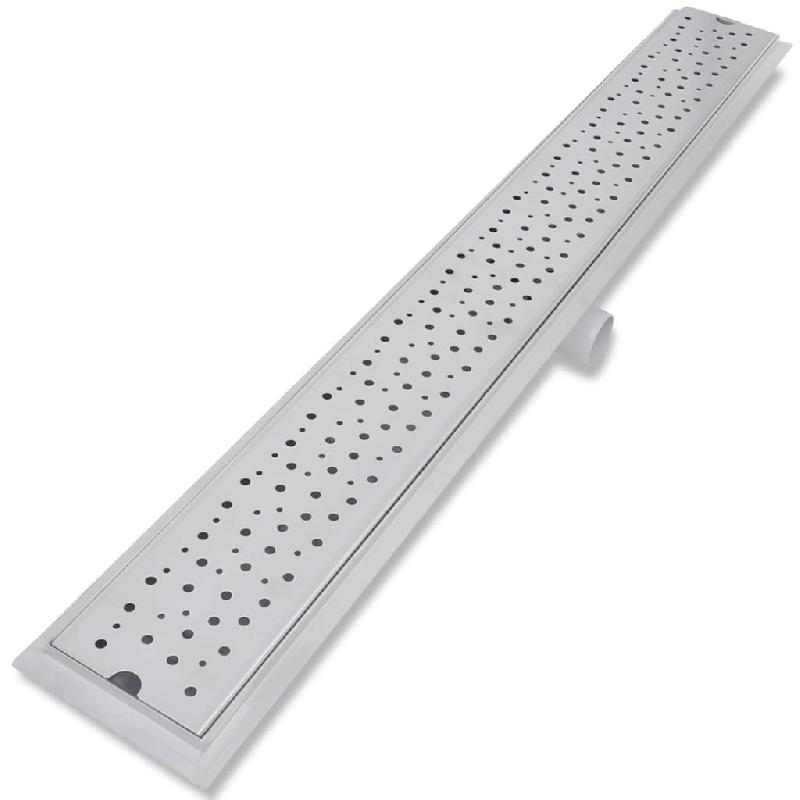 Vidaxl drain de douche linéaire 2 pcs 1030 x 140 mm acier inoxydable 275970_5