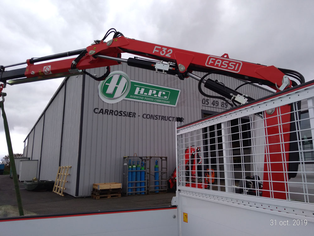 Grue sur remorque - portée de 1 à 12 t/m pour porteur, tracteur et remorque - HPC - Fassi_5