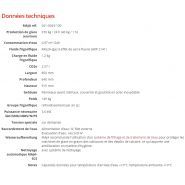 Machine à glace en grains/nuggets MAJA NAC 970 L R452A - 970 kg/24 h (40 kg/1 h) avec système auto-nettoyant_5