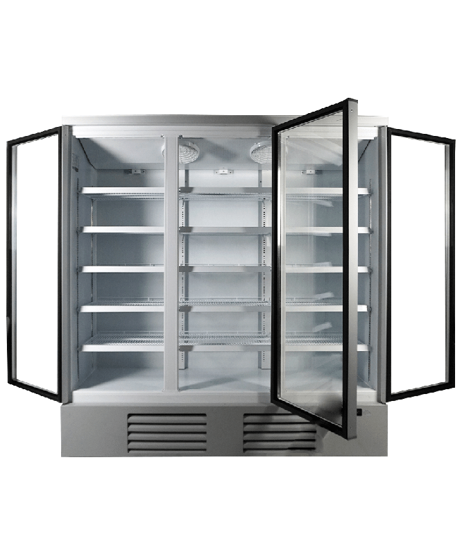 Réfrigérateur 3 portes en verre jde-1530r 7455.2205 COMBISTEEL_5
