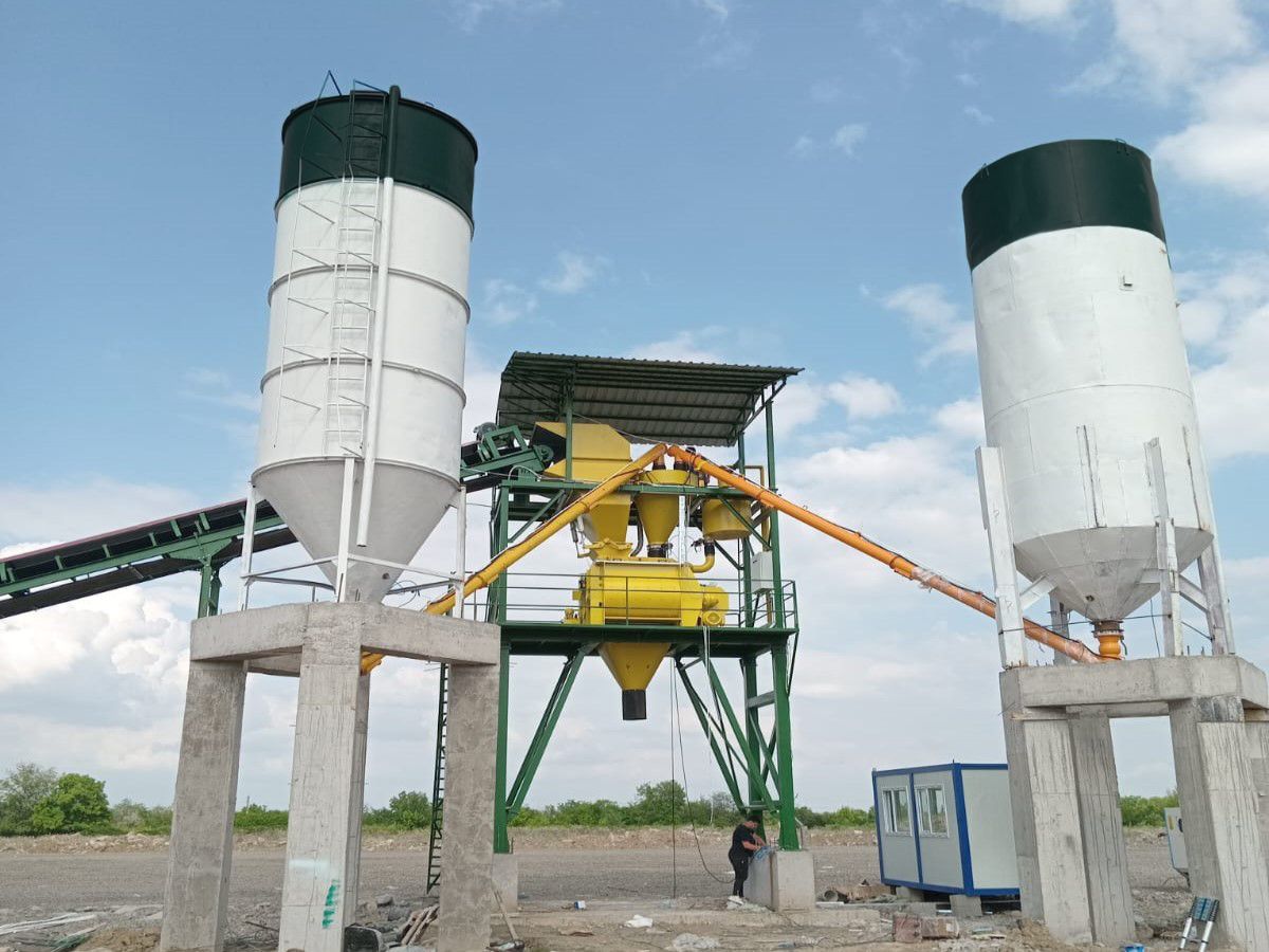 Centrale à béton fixe 90 m³ - Mélangeur 2250L - Trémie 3x15=45 m³ - Garantie 3 ans_5