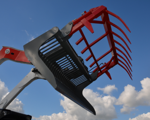 Godet de décombre avec grappin - 1 grappin / 2 vérins - attec_5