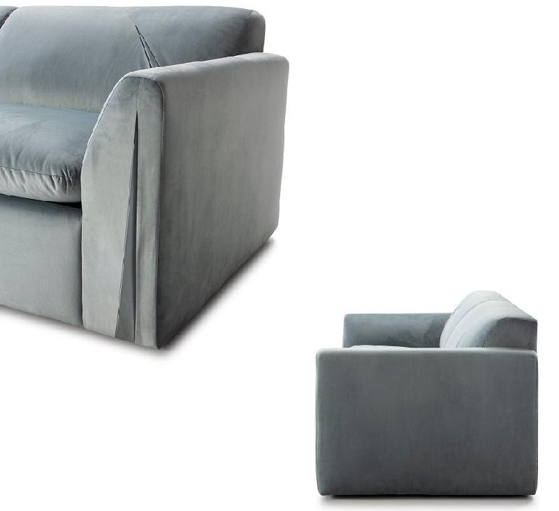 Canapé convertible SOOTH 140x190 cm - tissu personnalisable - design chic et contemporain_5