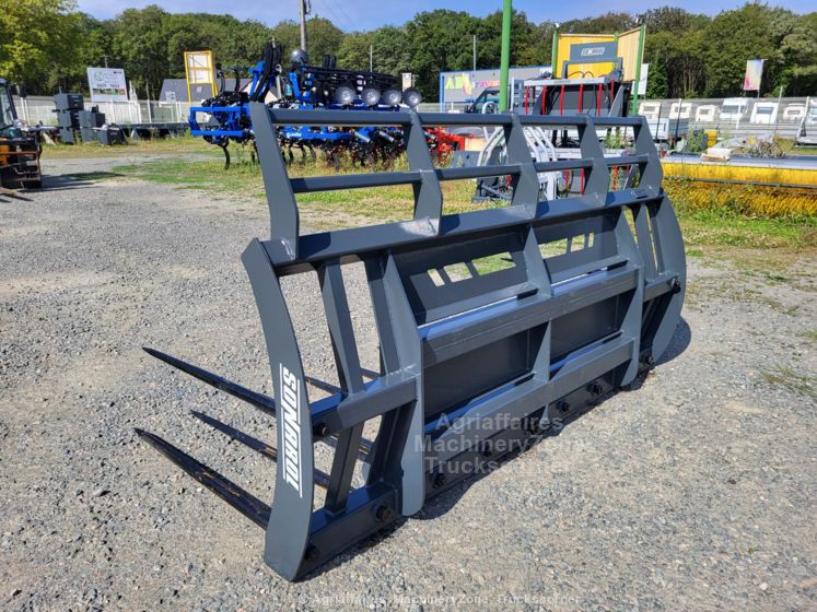 Fourche d'ensilage Sonarol - largeur 2,4 m - attelage boulonné - 9 dents_5
