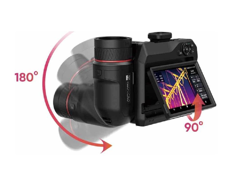 Caméra thermique SP60 HIKMICRO - 640x480 px, -20°C à +650°C, écran 5'' inclinable, 25 Hz, lentille interchangeable_5