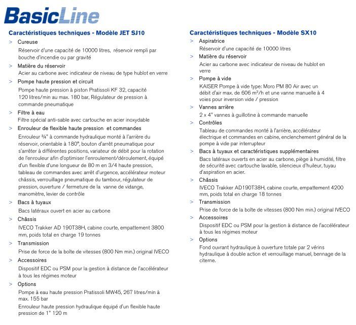 BasicLine Camions Aspirateurs - KAISER - 420 m3/h à 780 m3/h - Réservoir 8 000 à 12 000 l_5